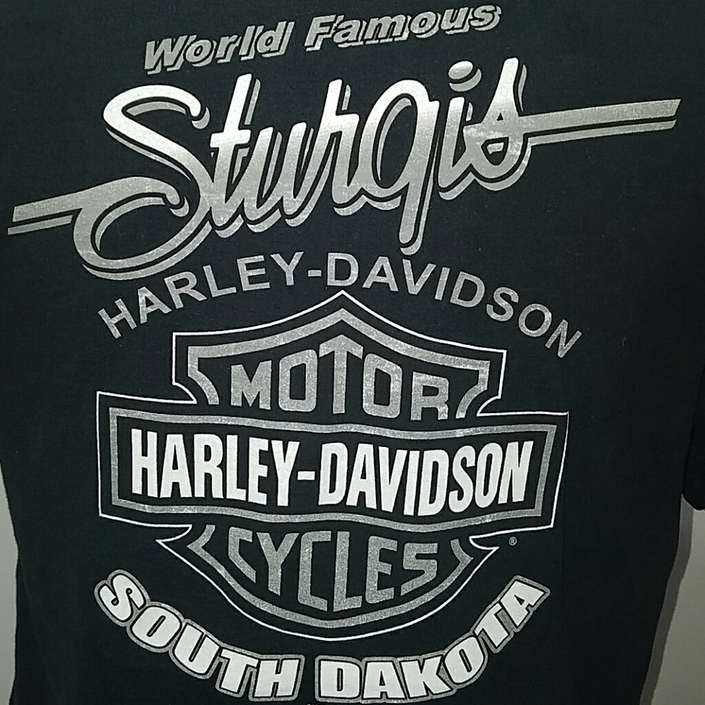 Harley Davidson Sturgis Graphic Tee 2004 Large